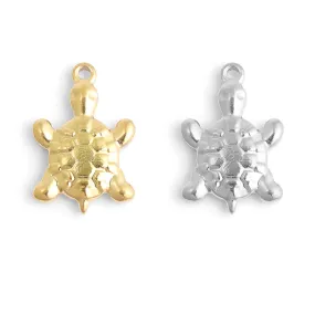 18K Gold PVD Stainless Steel Sea Turtle Charm / PDL0101