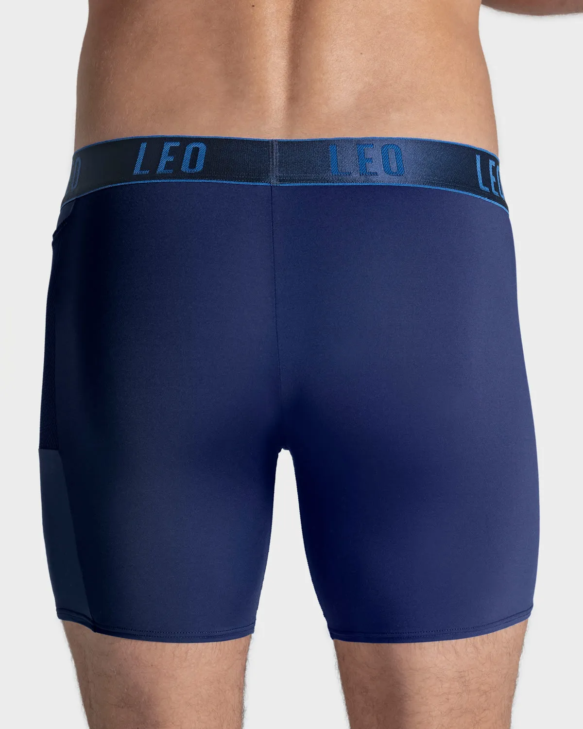 3-Pack Long Athletic Boxer Brief with Side Pocket