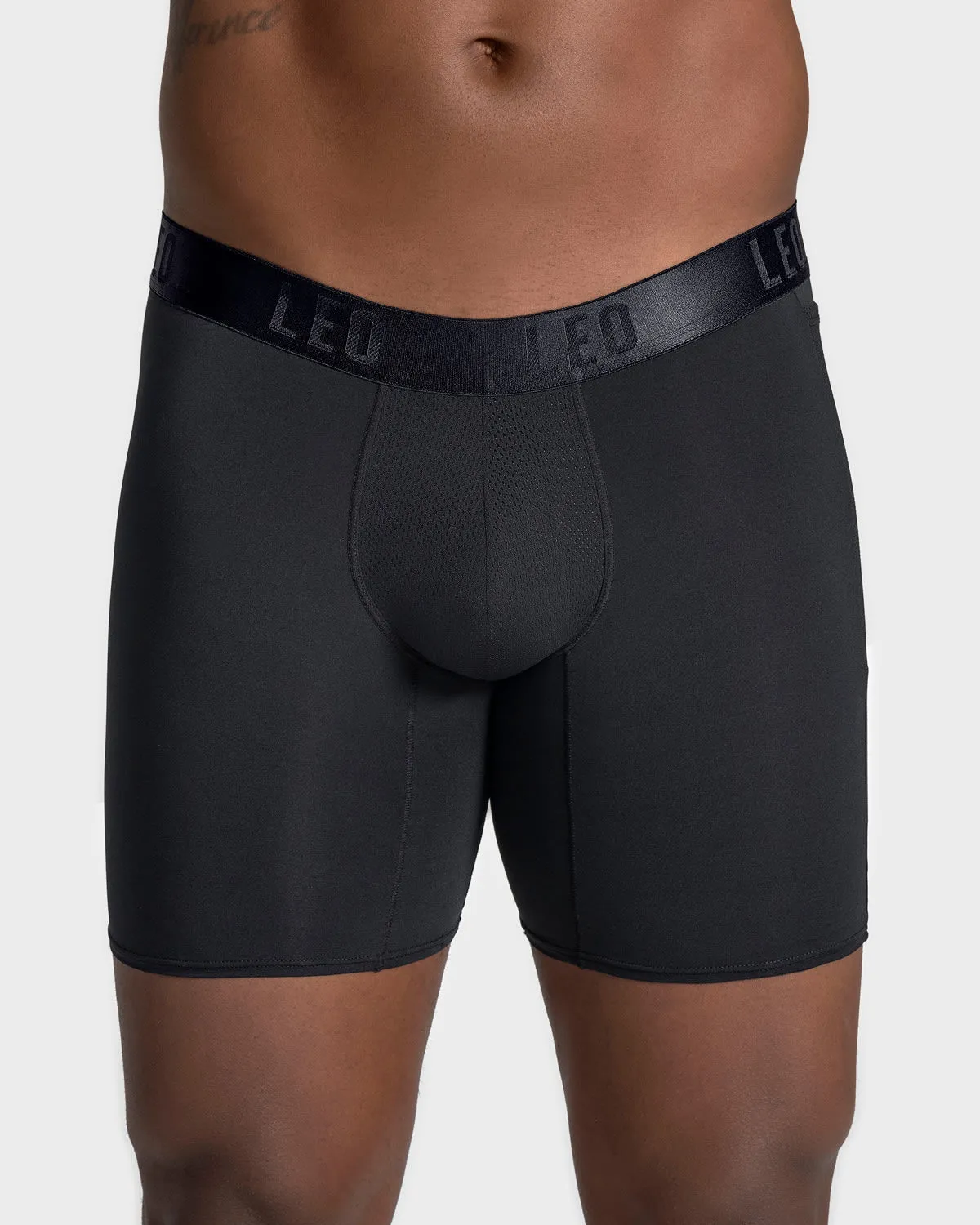 3-Pack Long Athletic Boxer Brief with Side Pocket