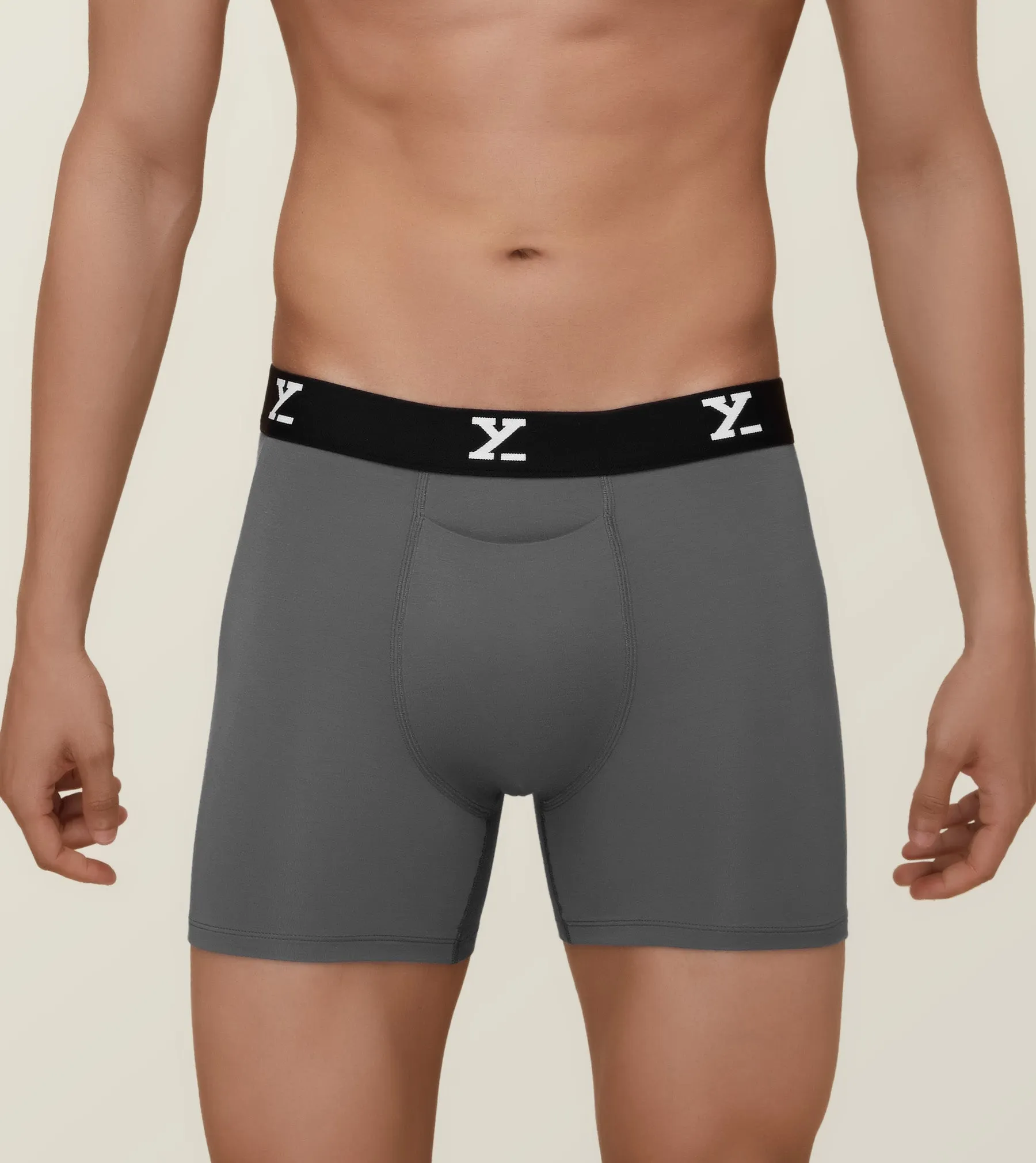 Ace Modal Boxer Briefs Charcoal Grey