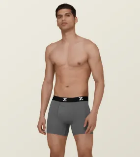 Ace Modal Boxer Briefs Charcoal Grey