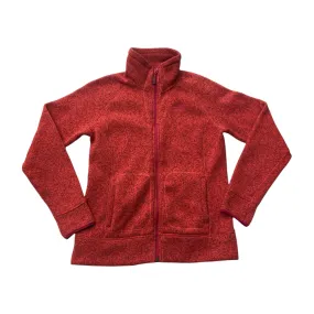 Athletic Jacket By The North Face In Pink & Red, Size: M