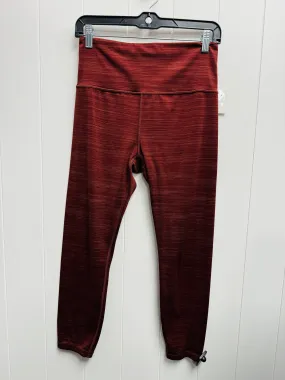 Athletic Leggings By Athleta In Red, Size: M