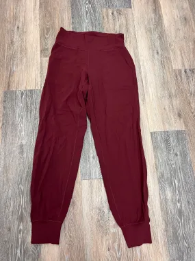 Athletic Pants By Lululemon In Red, Size: 6