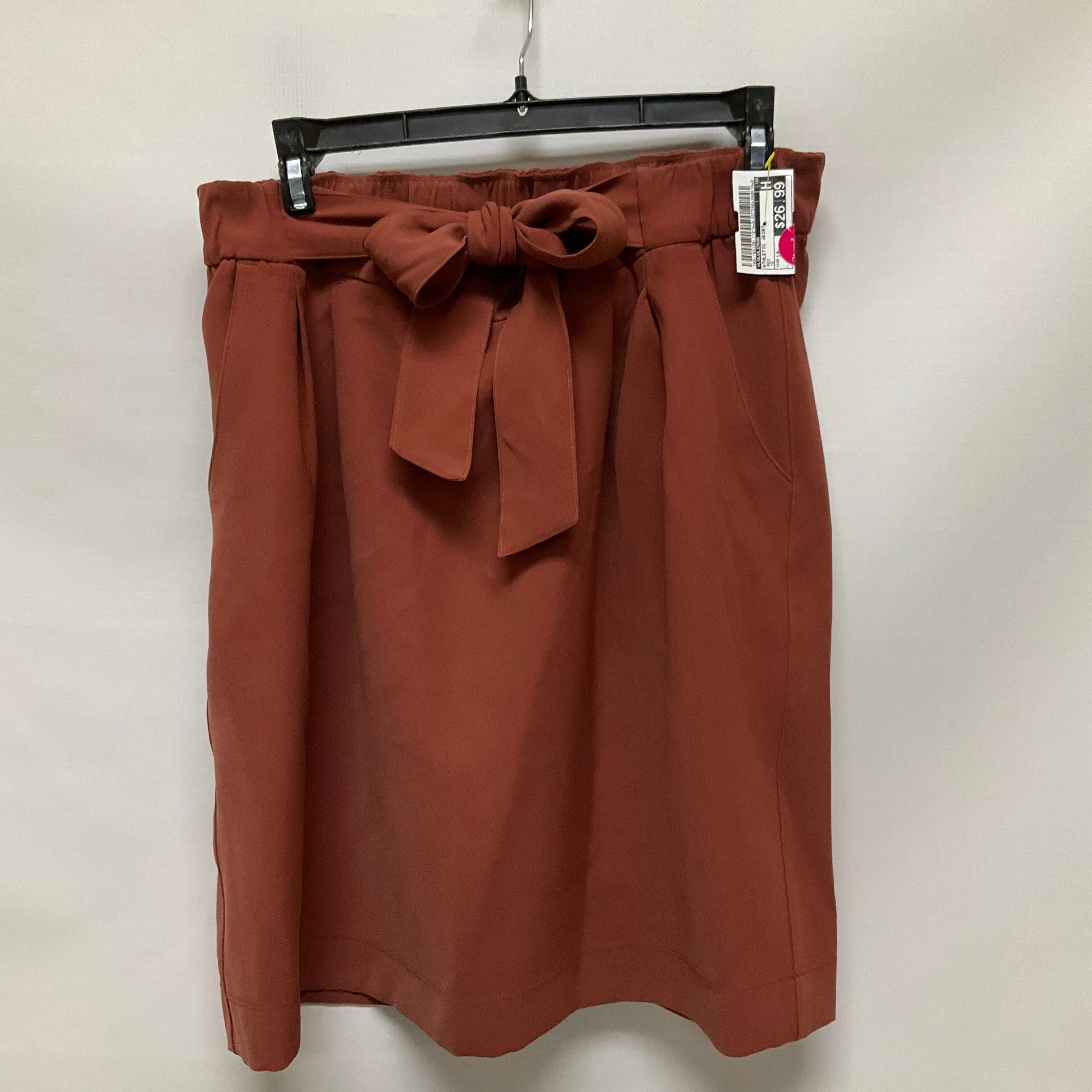 Athletic Skirt By Lululemon In Red, Size: 10