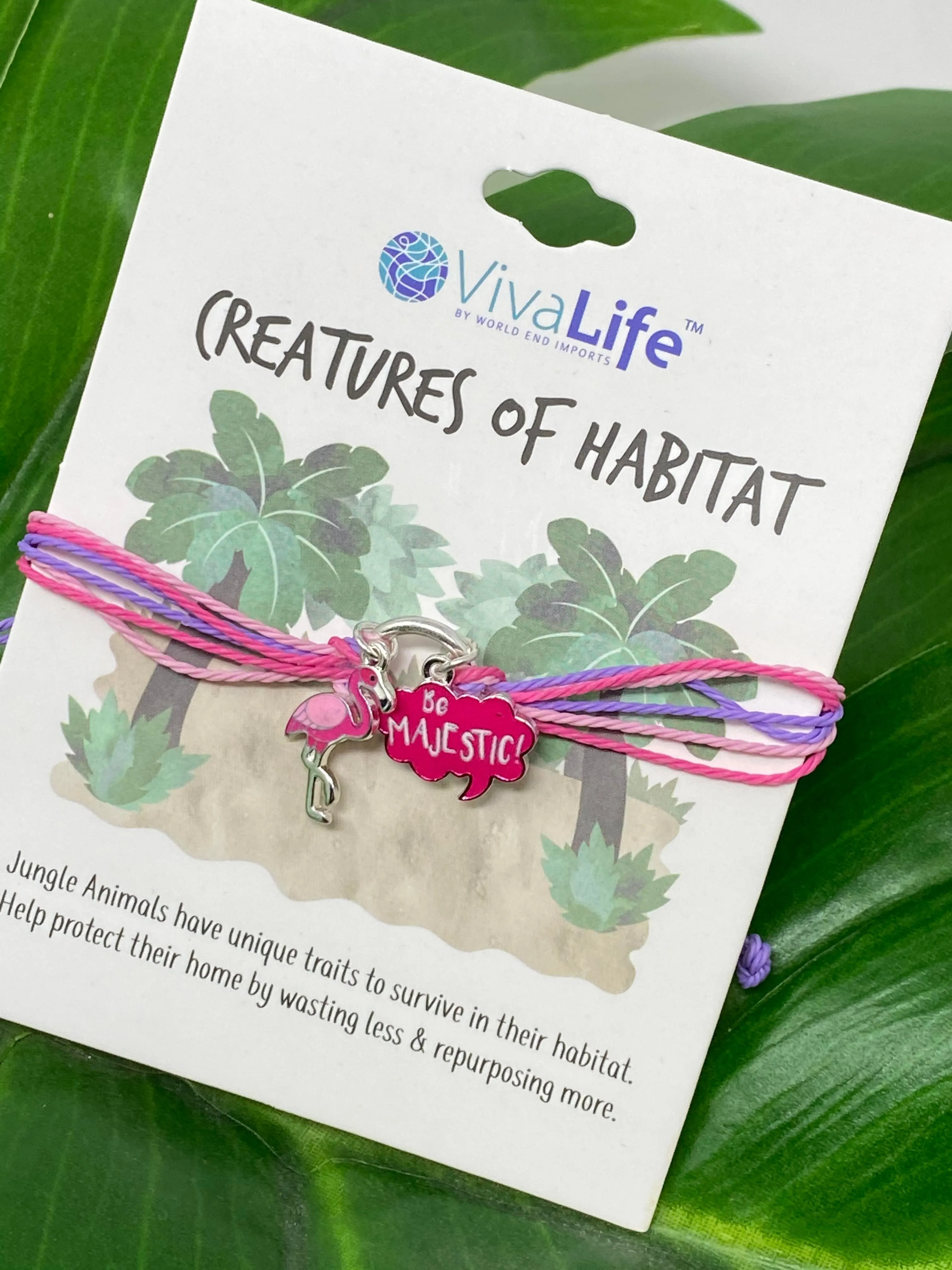 Be Majestic Flamingo Bracelet- Creatures of Habitat - Final Sale