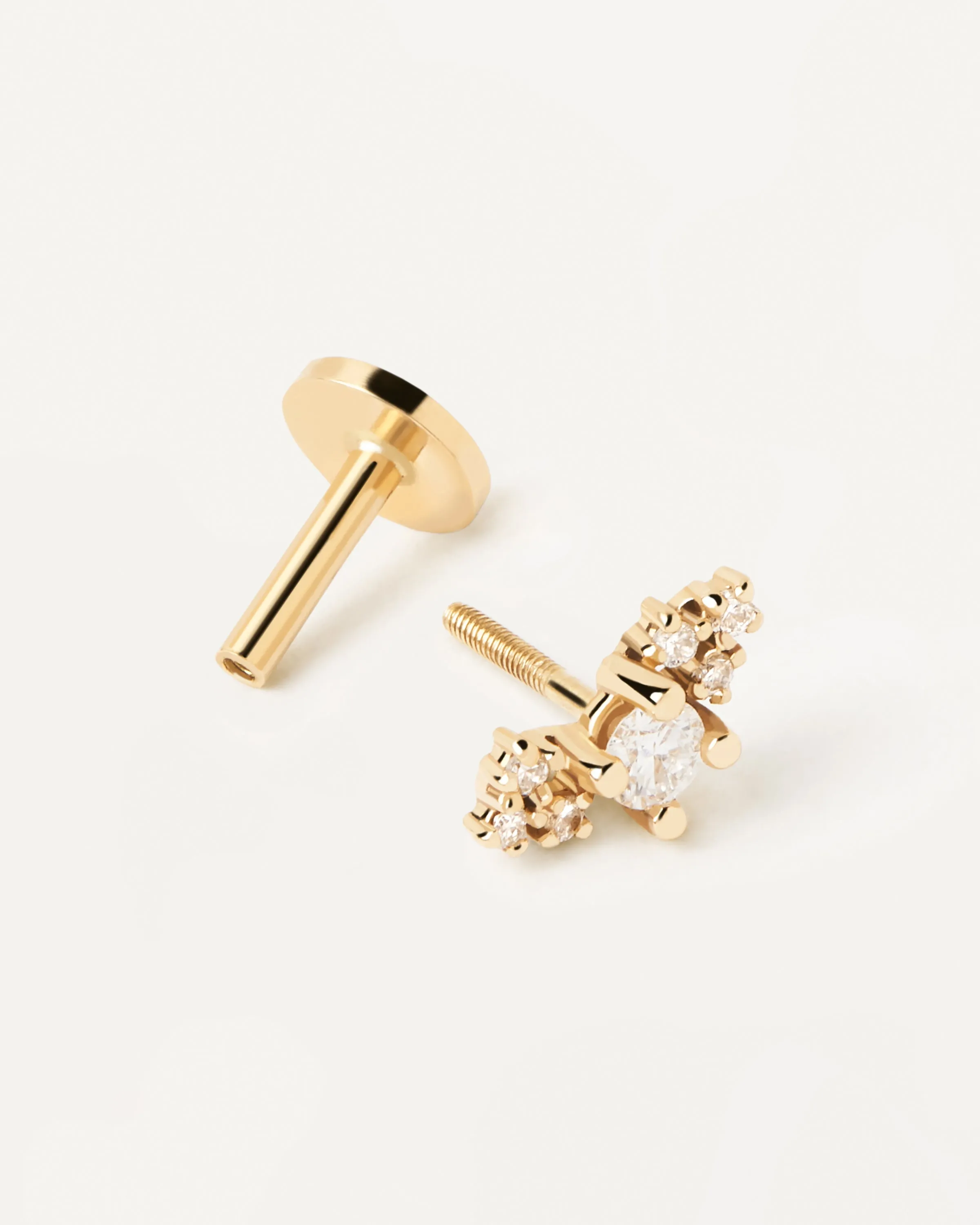 Diamonds and gold Amelie Single Earring