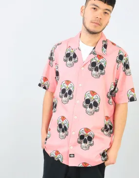 Dickies Blossvale S/S Shirt - Flamingo