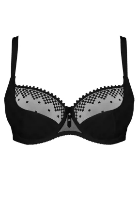 Empreinte Jazz Demi Cup Bra, Cups E-G, Black (8189)