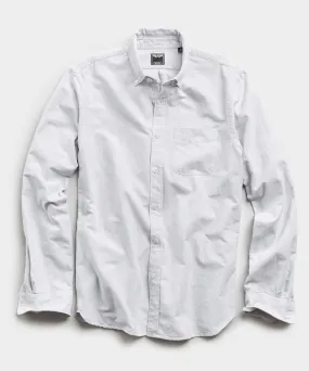 Japanese Selvedge Oxford Button Down Shirt in Grey