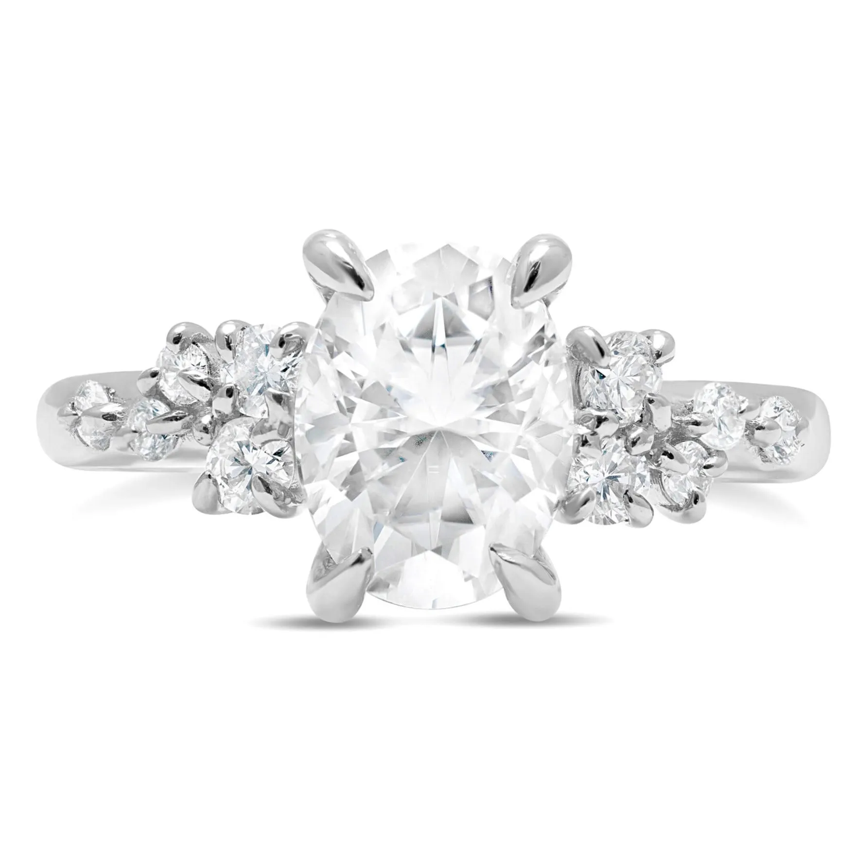 Kate | Oval Moissanite Engagement Ring