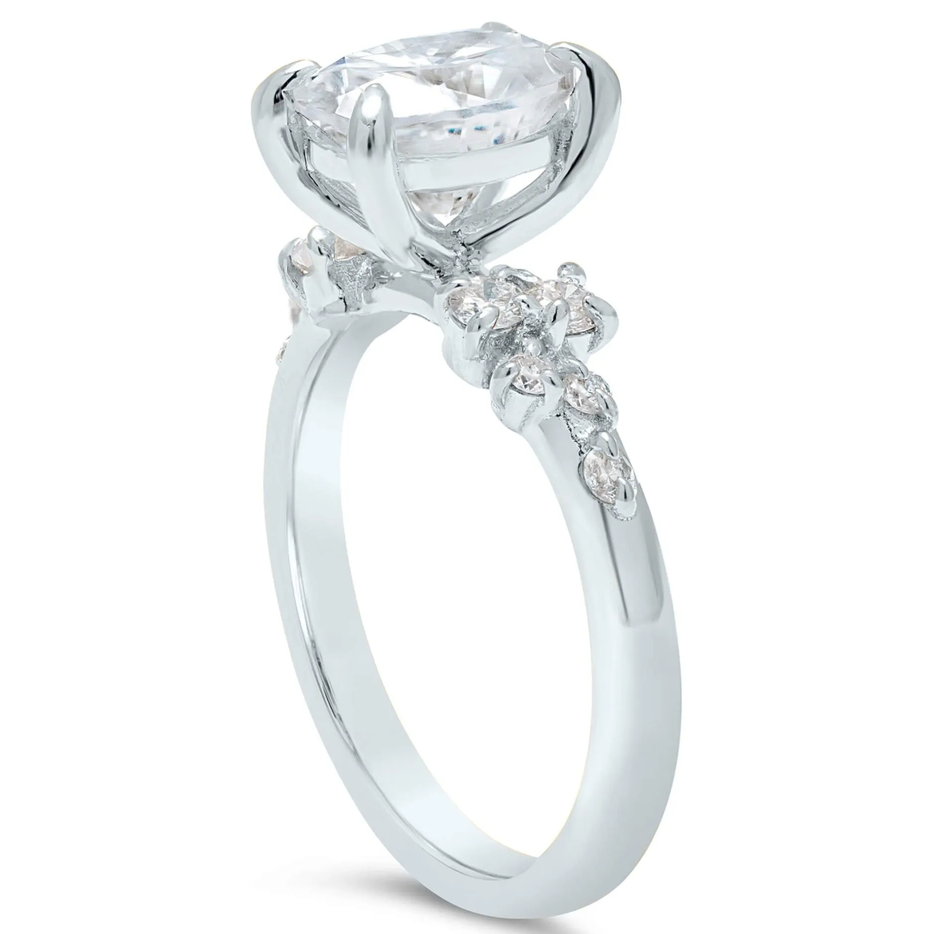 Kate | Oval Moissanite Engagement Ring