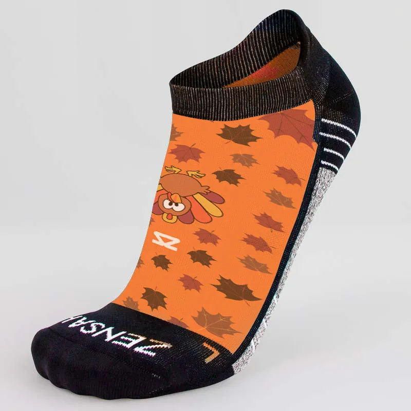 Leafy Turkey Running Socks (No Show)