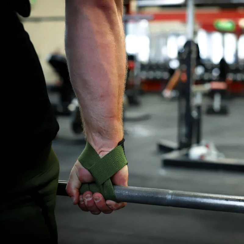 Lifting Straps | Premium Padded Weightlifting Straps - Green