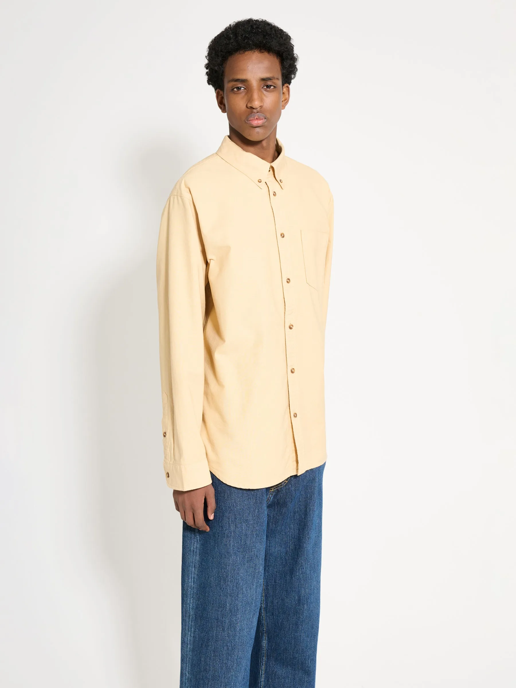 Nike Life Oxford Button Down Shirt Sesame