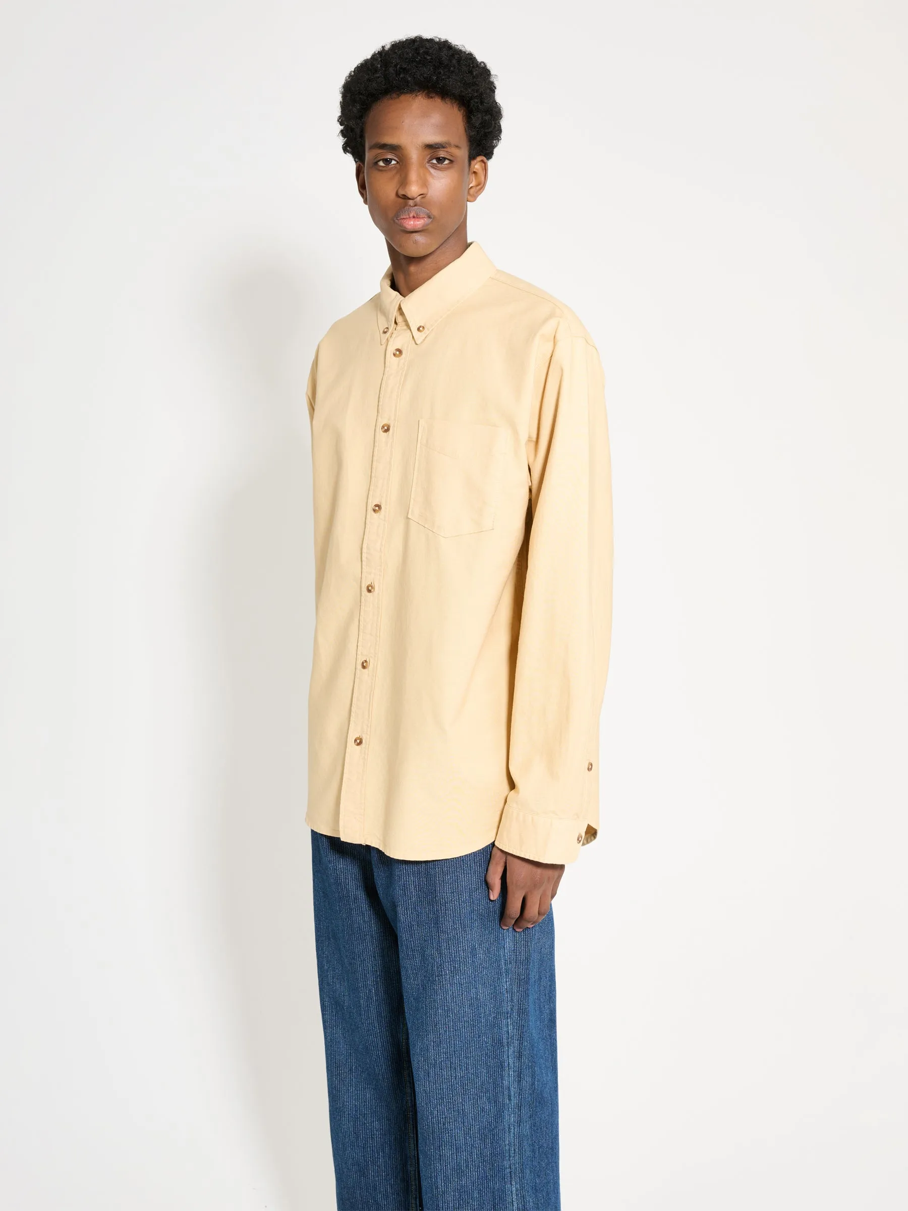 Nike Life Oxford Button Down Shirt Sesame