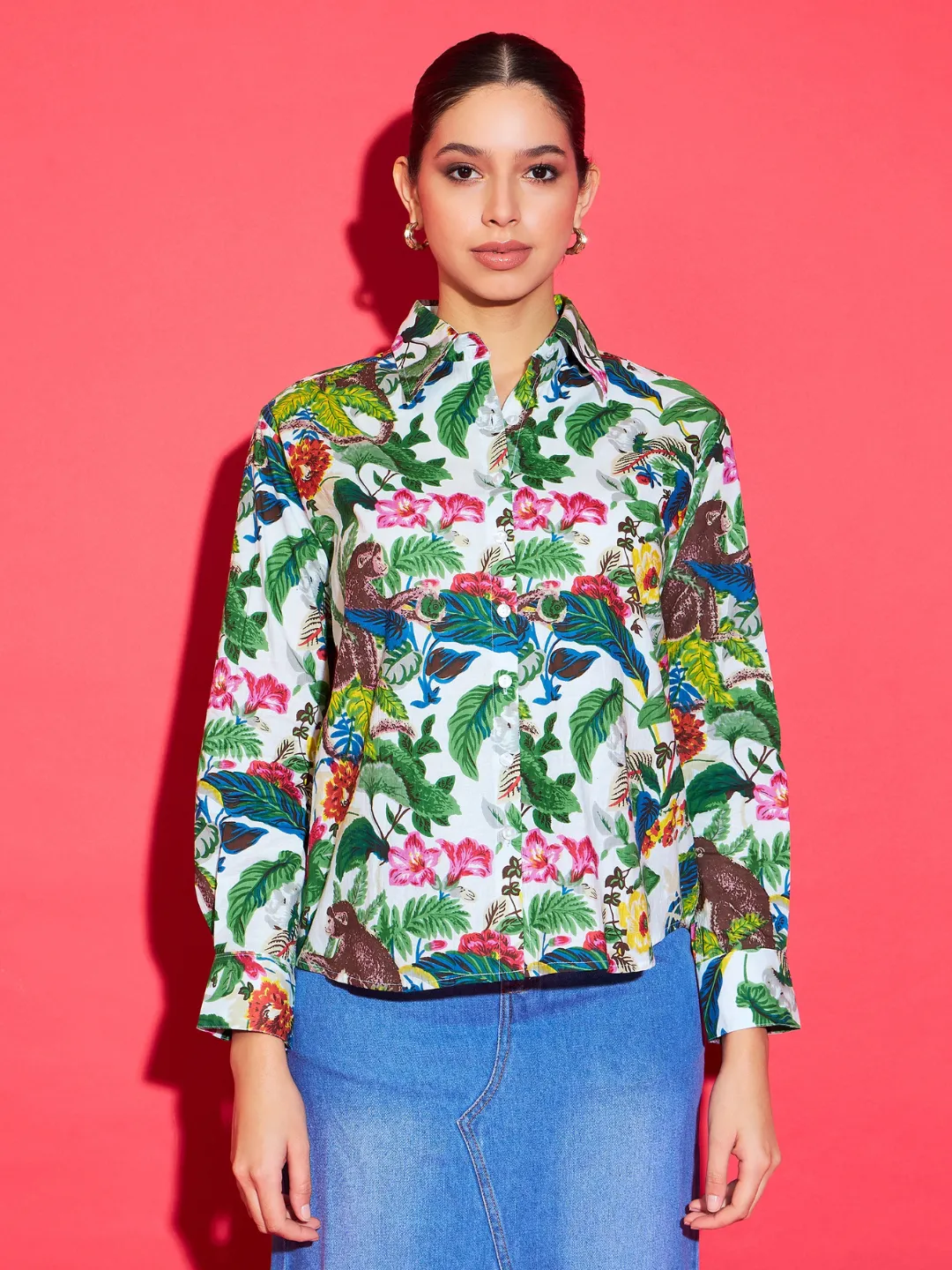 Printed Cotton Shirt