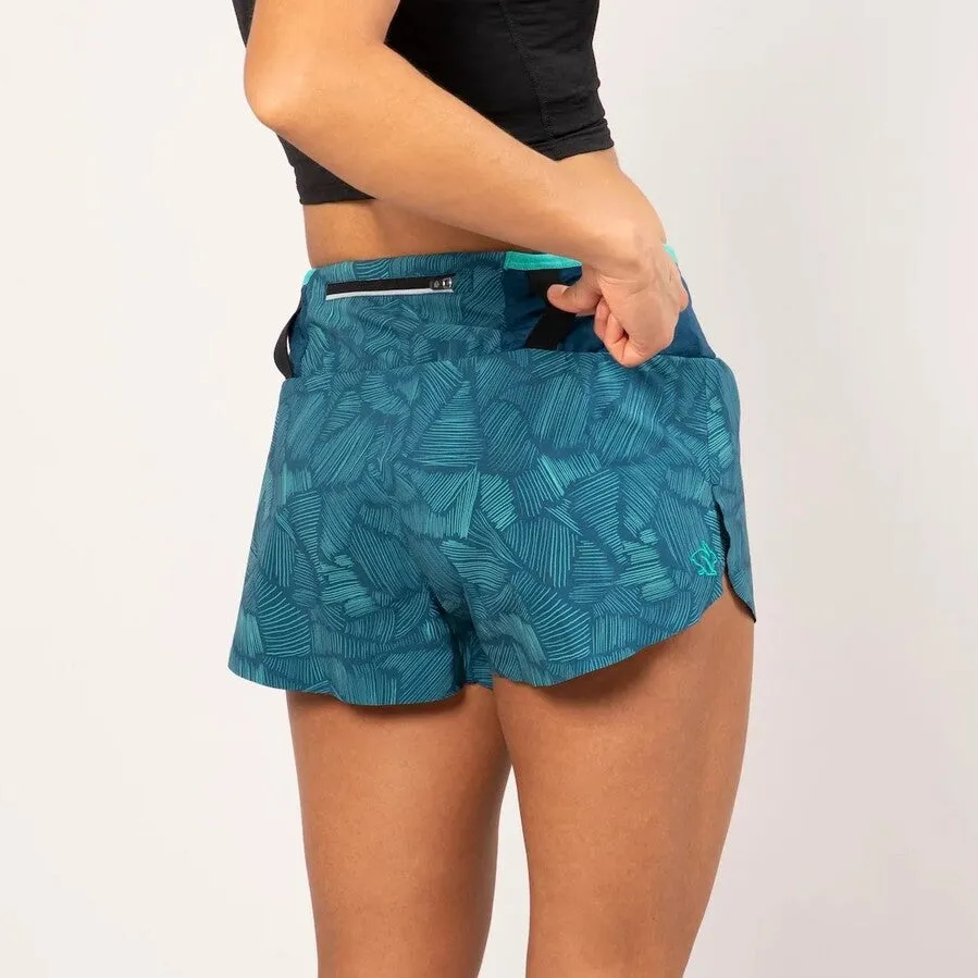 rabbit Smashems 4" Short | Gibraltar Sea | Womens