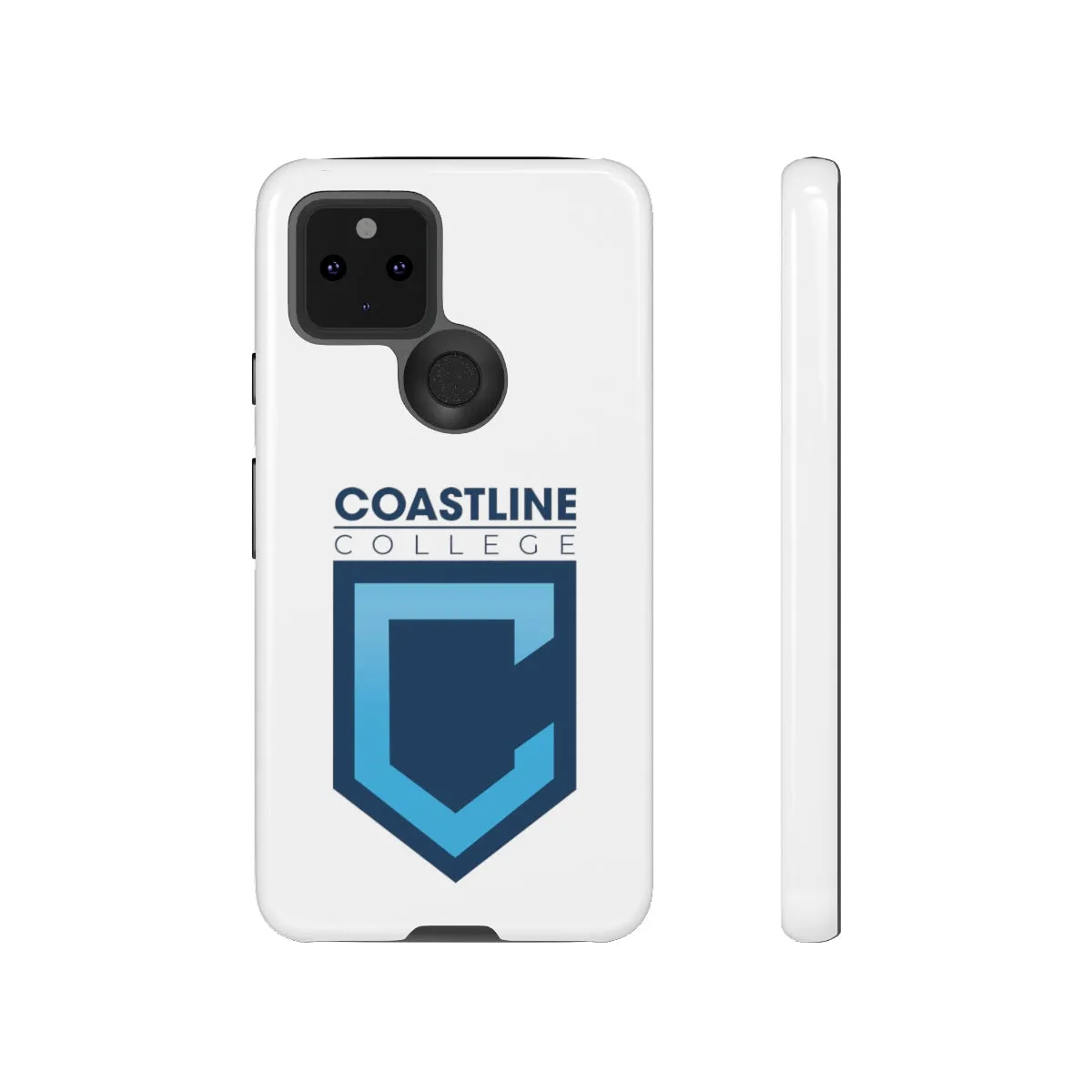 Shield Logo Cellphone Tough Cases - White