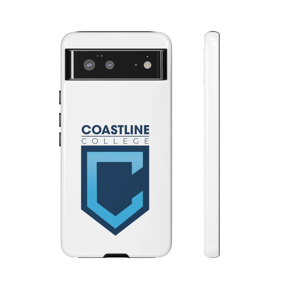 Shield Logo Cellphone Tough Cases - White