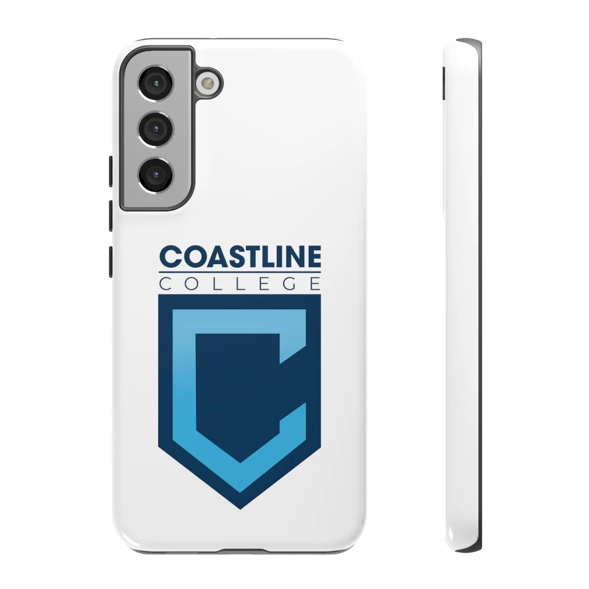 Shield Logo Cellphone Tough Cases - White