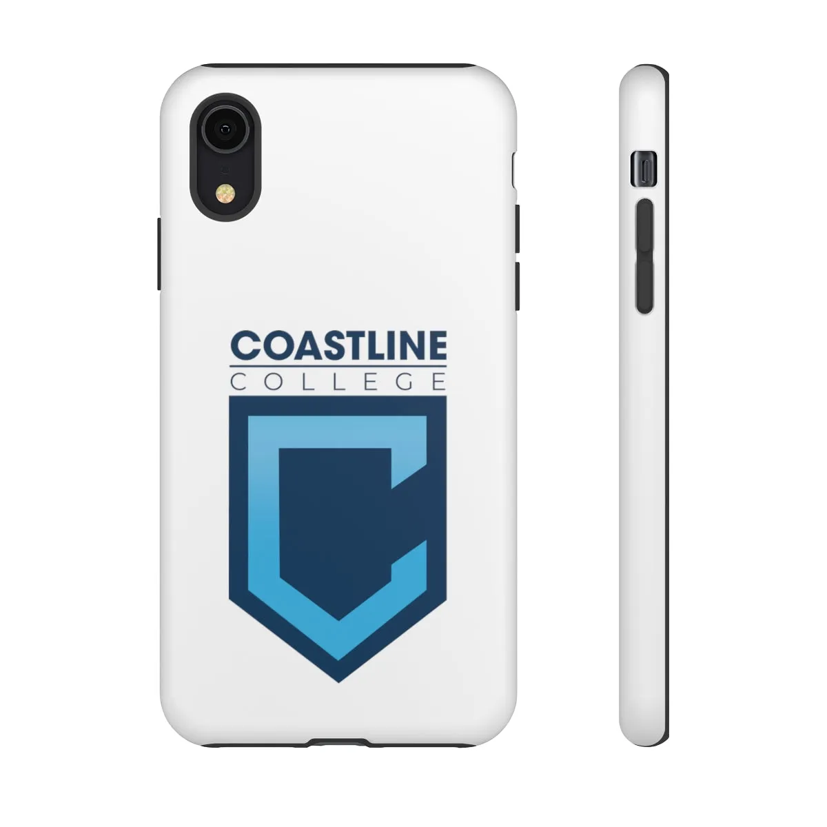 Shield Logo Cellphone Tough Cases - White