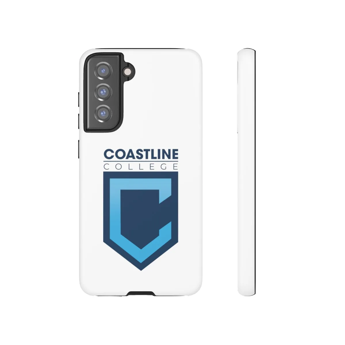 Shield Logo Cellphone Tough Cases - White