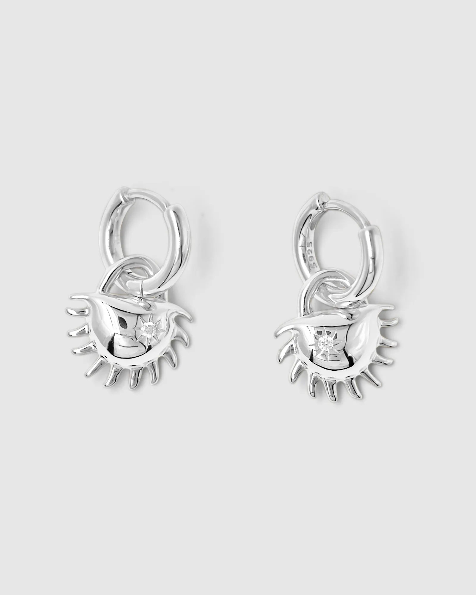 Solida Charm Earrings Clear (RRP $189AUD)