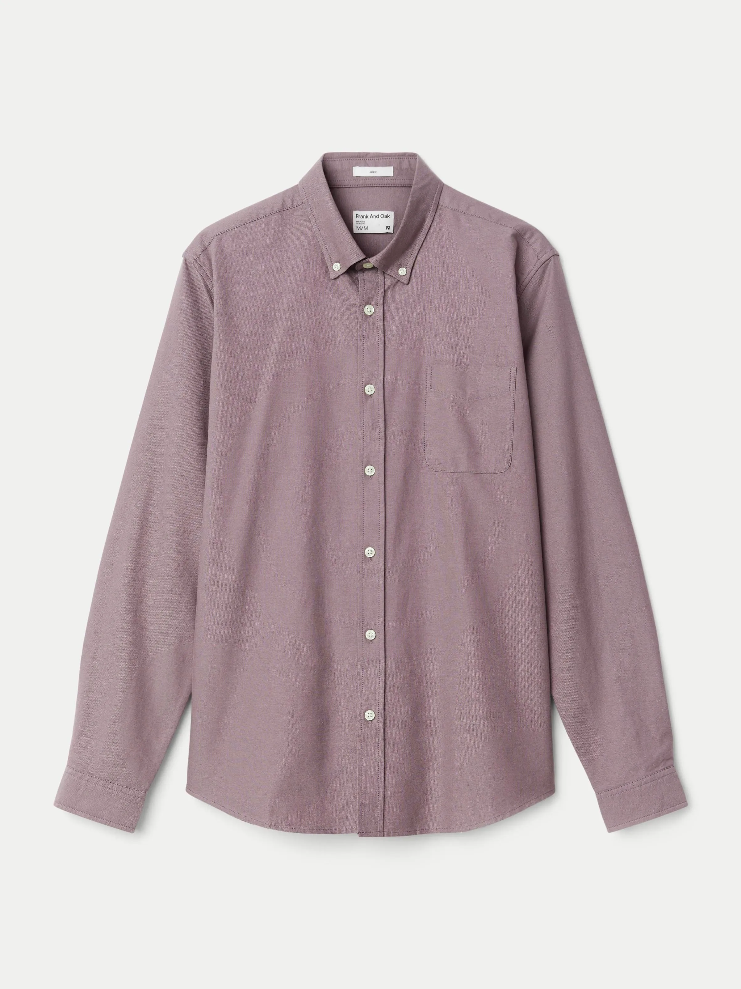 The Jasper Oxford Shirt in Lilac Grey