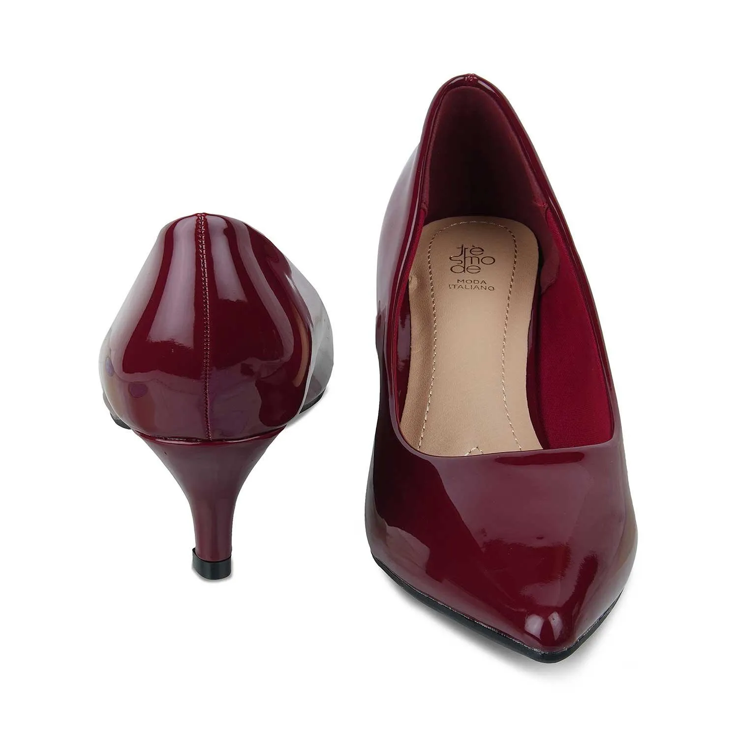 The Jerse Wine Women's Dress Pumps Tresmode