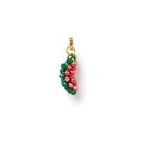 Watermelon Beaded Charm