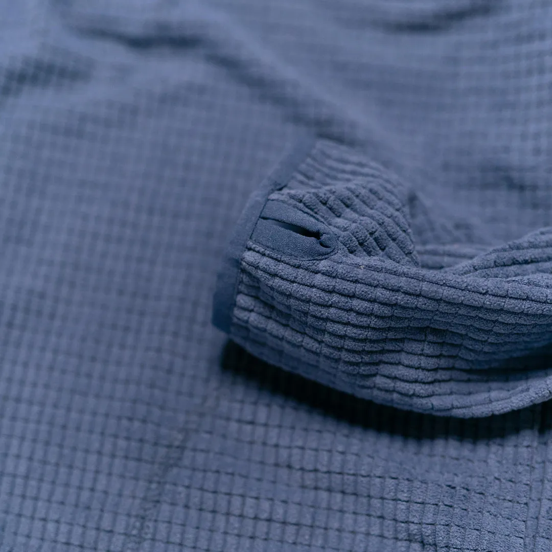 Yosemite Waffle Fleece Pullover | Mesa Blue